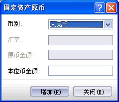 固定资产原币 固定资产原币